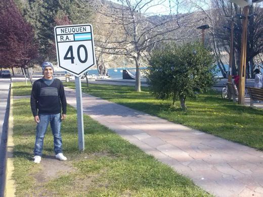 Gus on Route 40