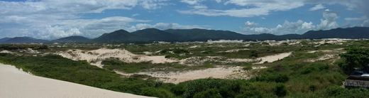 The Joaquina dunes