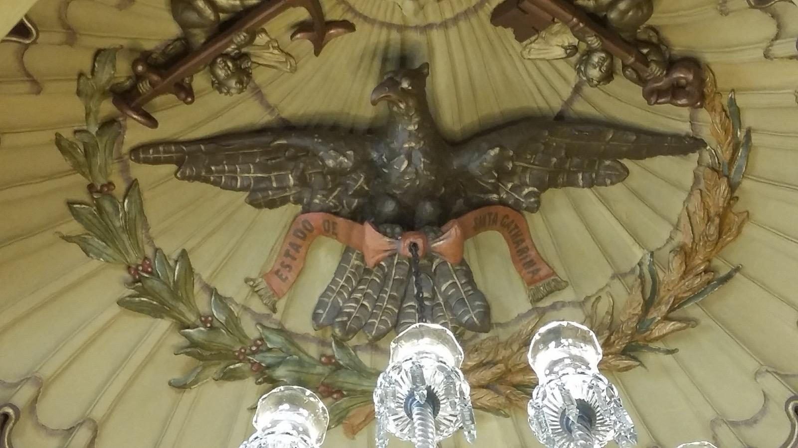 Ceiling detail of the museum