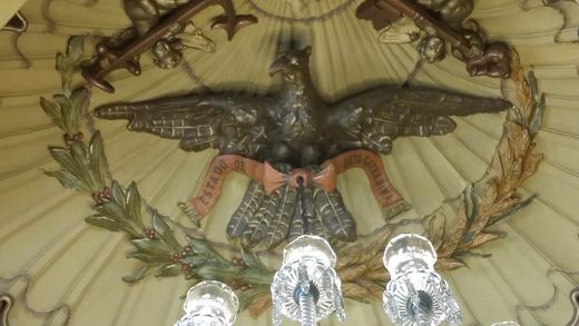 Ceiling detail of the museum