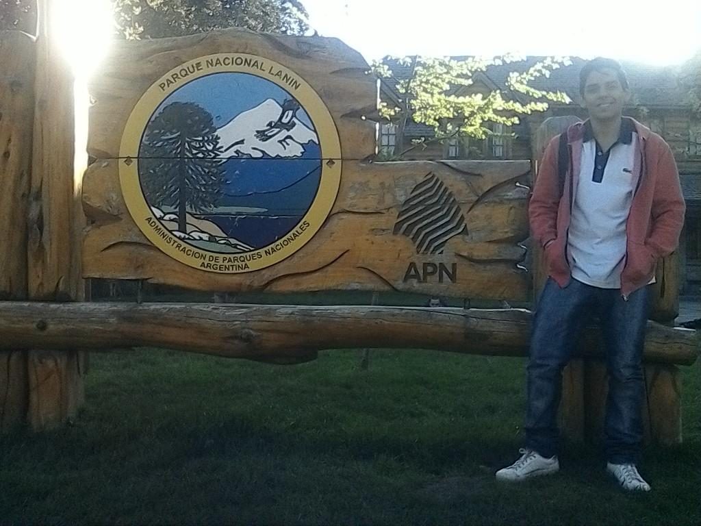 Entrance to Lanín National Park