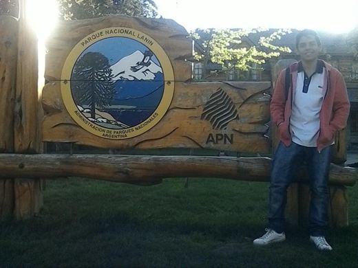 Entrance to Lanín National Park