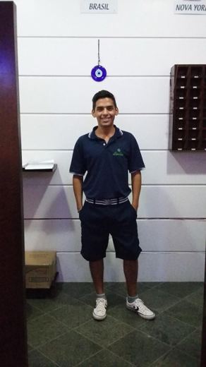 Gus in his Hotel Atlântico uniform